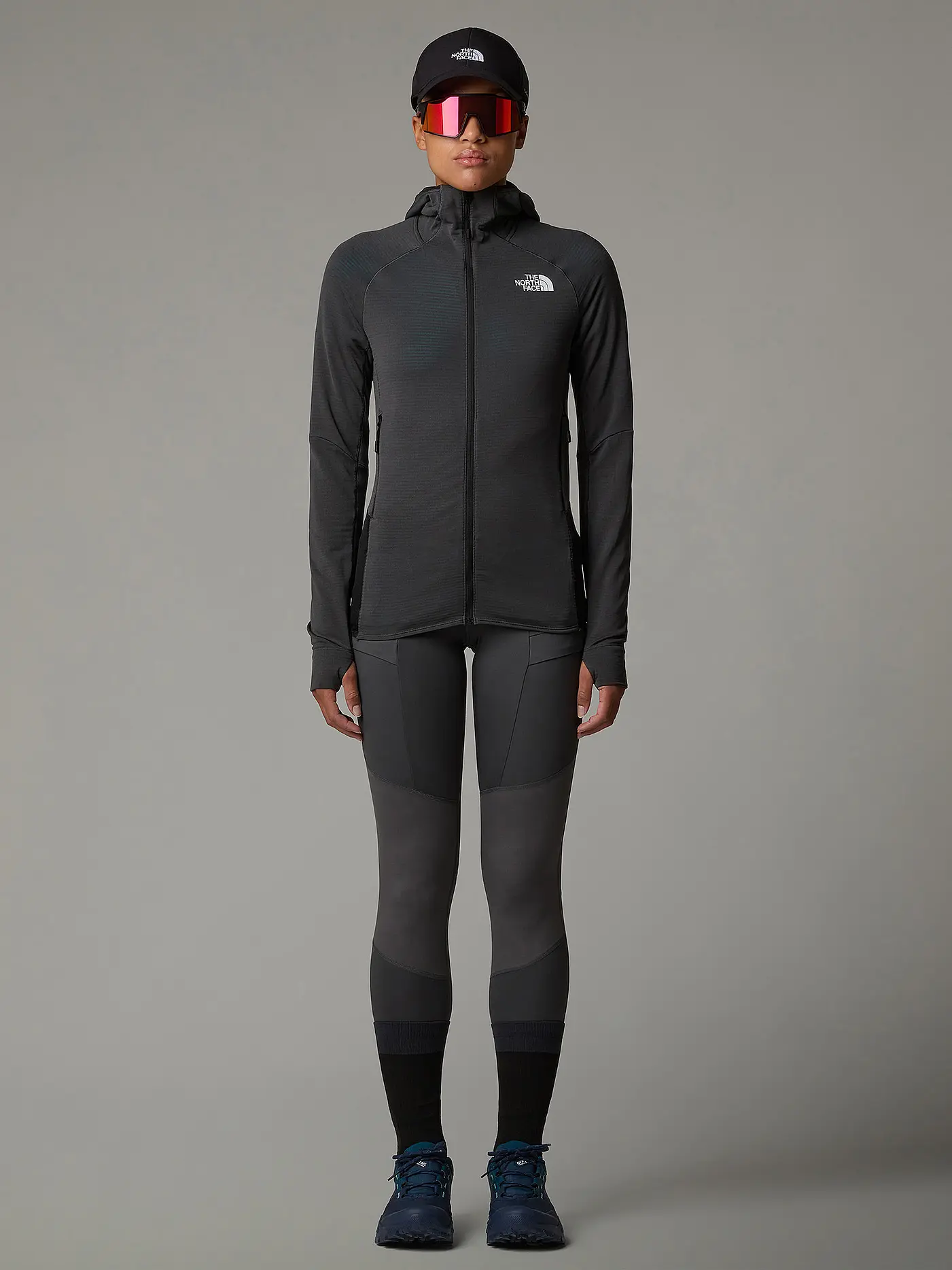 THE NORTH FACE | Damen Fleecejacke Bolt Polartec® Power Grid™ Hoodie | schwarz